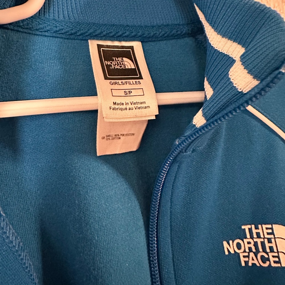 North Face Girls Track Jacket size Small - Picture 2 of 4